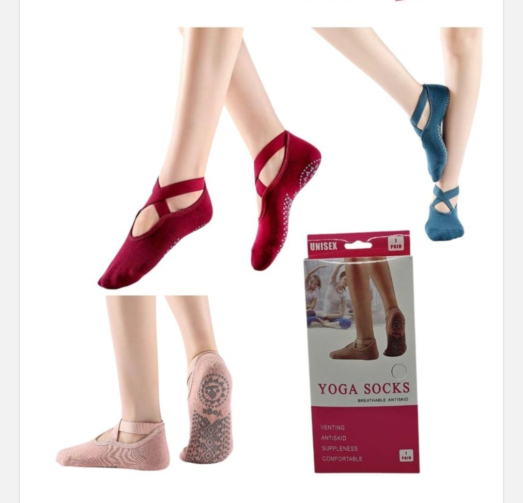 Calcetines antideslizantes para yoga y pilates